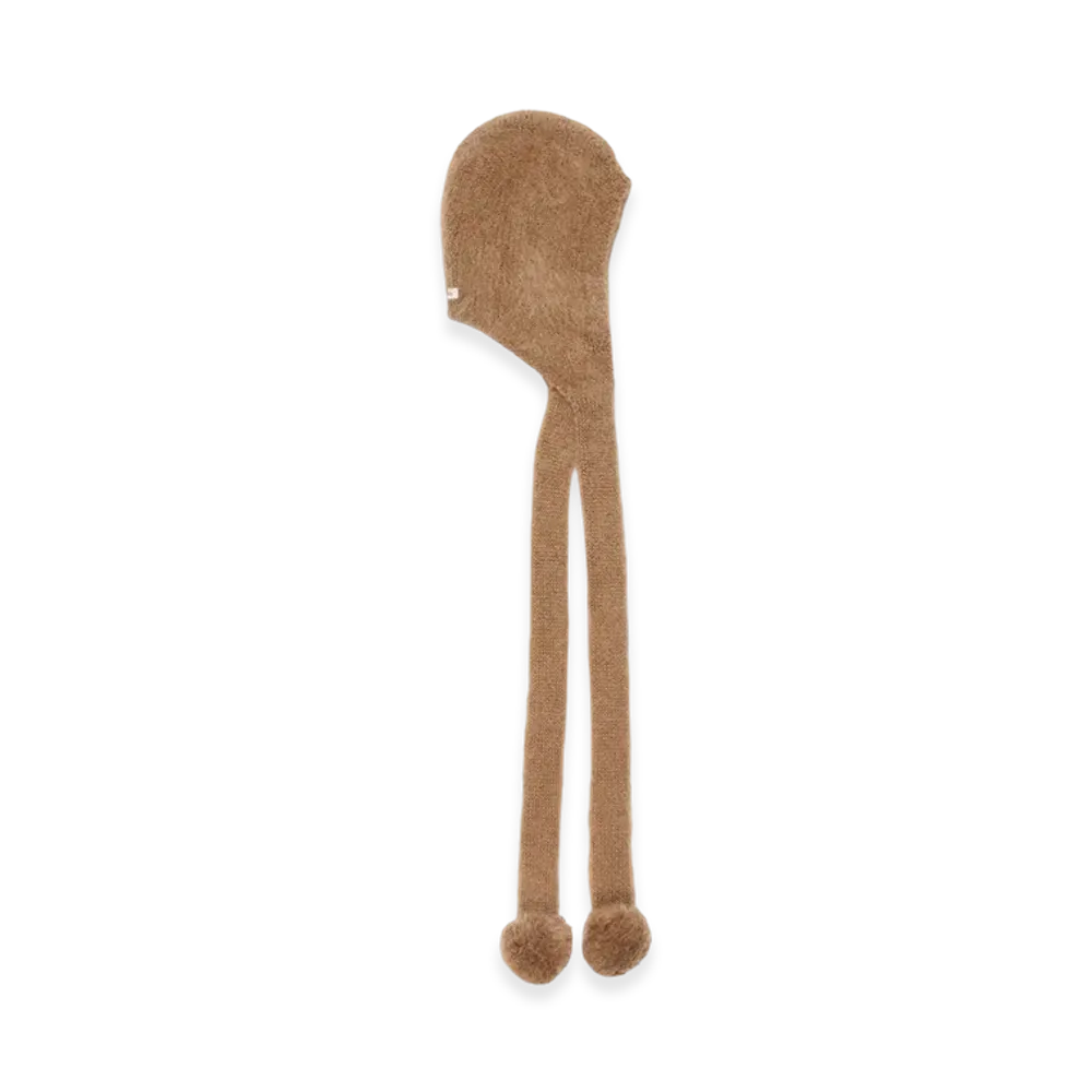 Acne Studios Mohair Cap with Ear Flaps "Clay Beige"