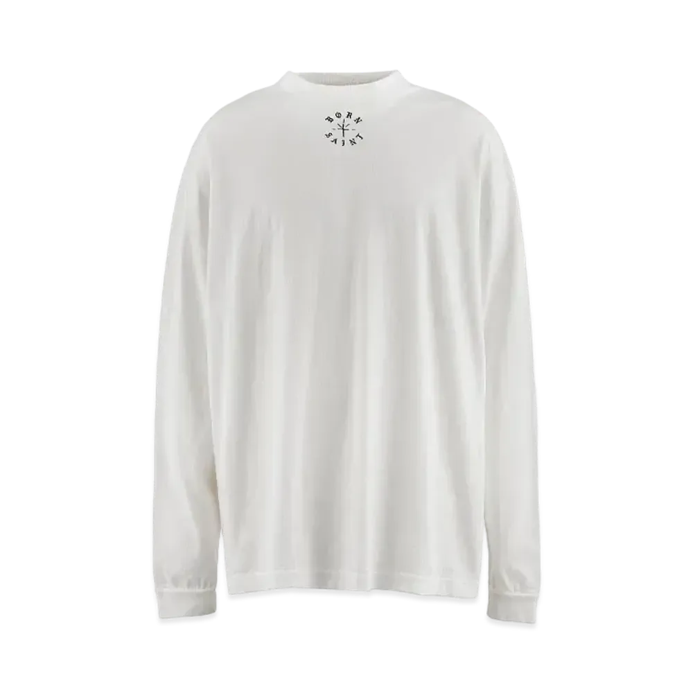 SAINT Mxxxxxx x Born x Raised BR_LS Tee / Born Saint "White"