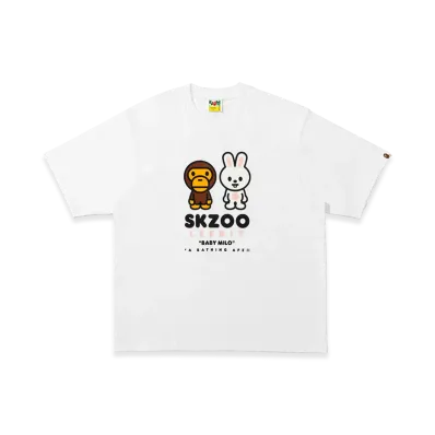 A BATHING APE x Stray Kids Baby Milo Tee Lee Know "White"