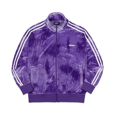atmos pink x Nordie Dna Watercolor Velvet Track Top "Purple"