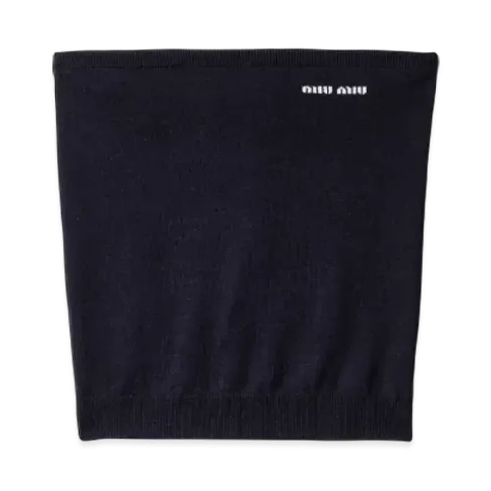 MIUMIU Women's Wool Top "Navy"