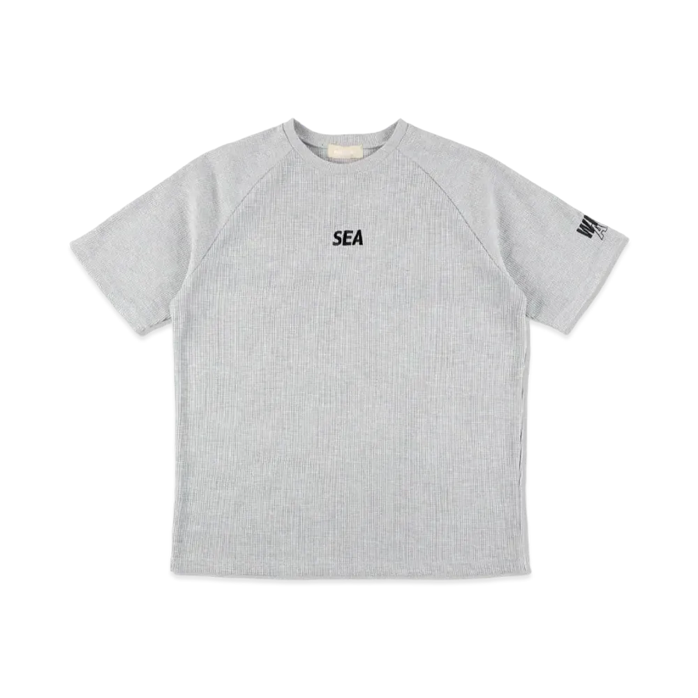 WIND AND SEA ES Waffle Raglan S/S "Gray"