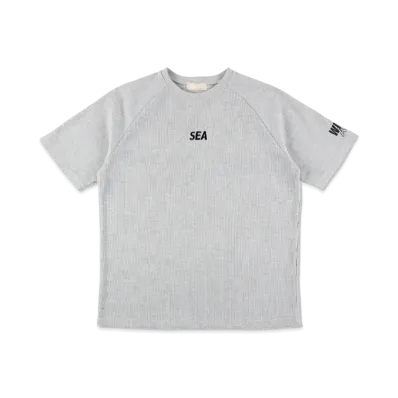 WIND AND SEA ES Waffle Raglan S/S "Gray"