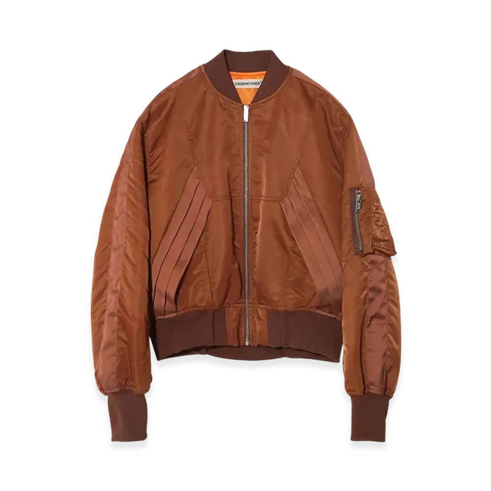 UNDERCOVER Nylon Padded MA-1 Jacket "L.Brown"