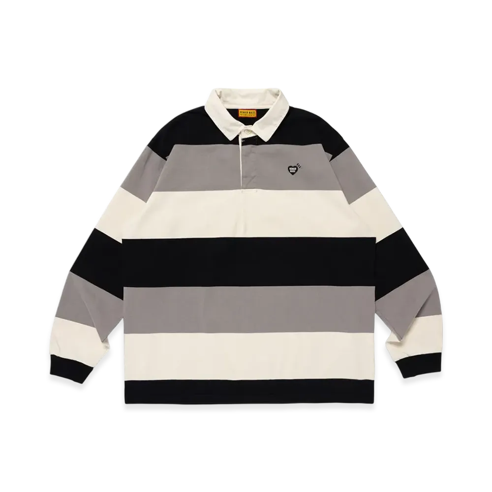 HUMAN MADE Rugby Shirt "Black"