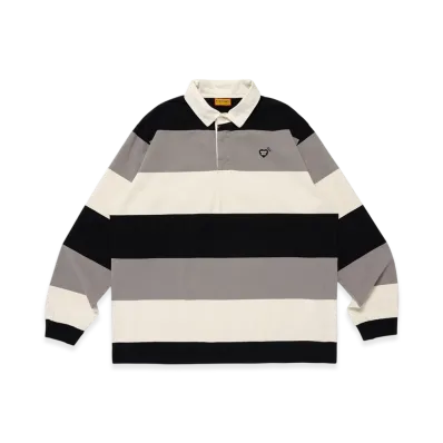 HUMAN MADE Rugby Shirt "Black"