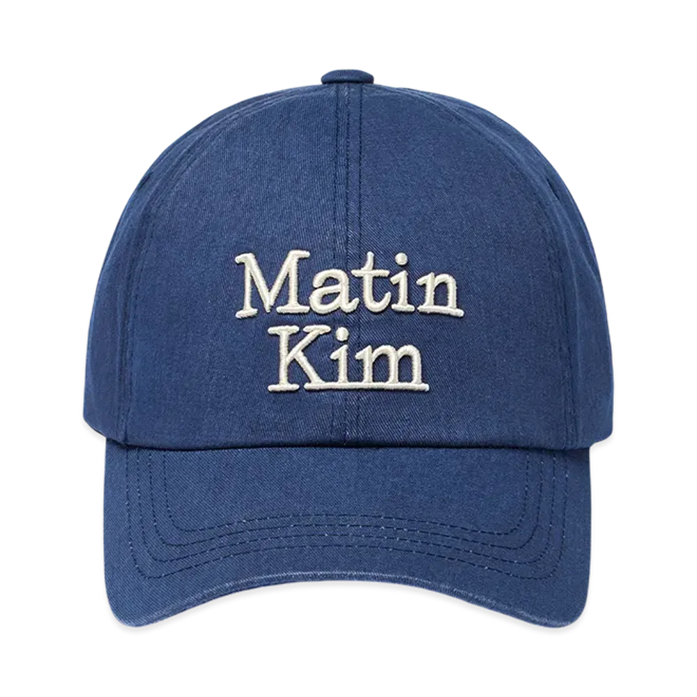Matin Kim Matin Volume Logo Ball Cap "Navy"
