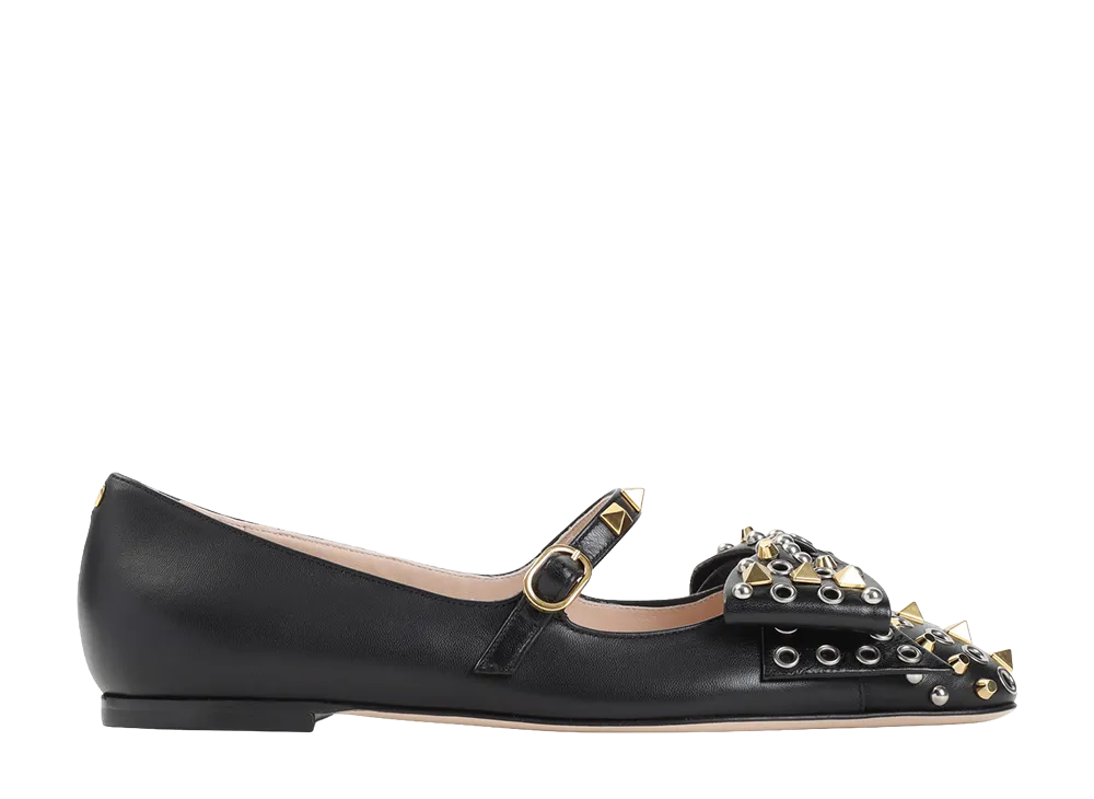 Valentino Garavani Women's Bowow T.05 Ballerina "Black"
