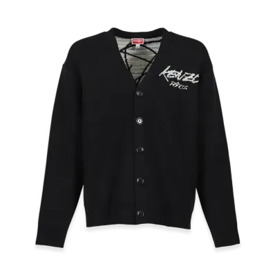 KENZO RWS Futura Cardigan "Black"