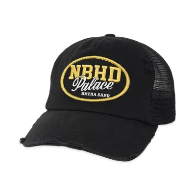 PALACE x NEIGHBORHOOD Mesh Trucker "Black Denim"
