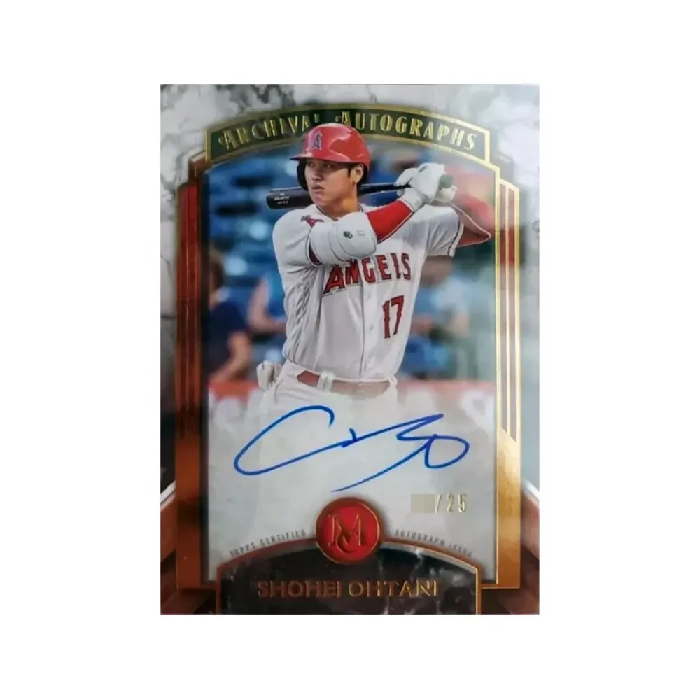 大谷翔平 直筆サイン入り [/25 AA-SO](2022 トップス ミュージアム コレクション アーカイバル)