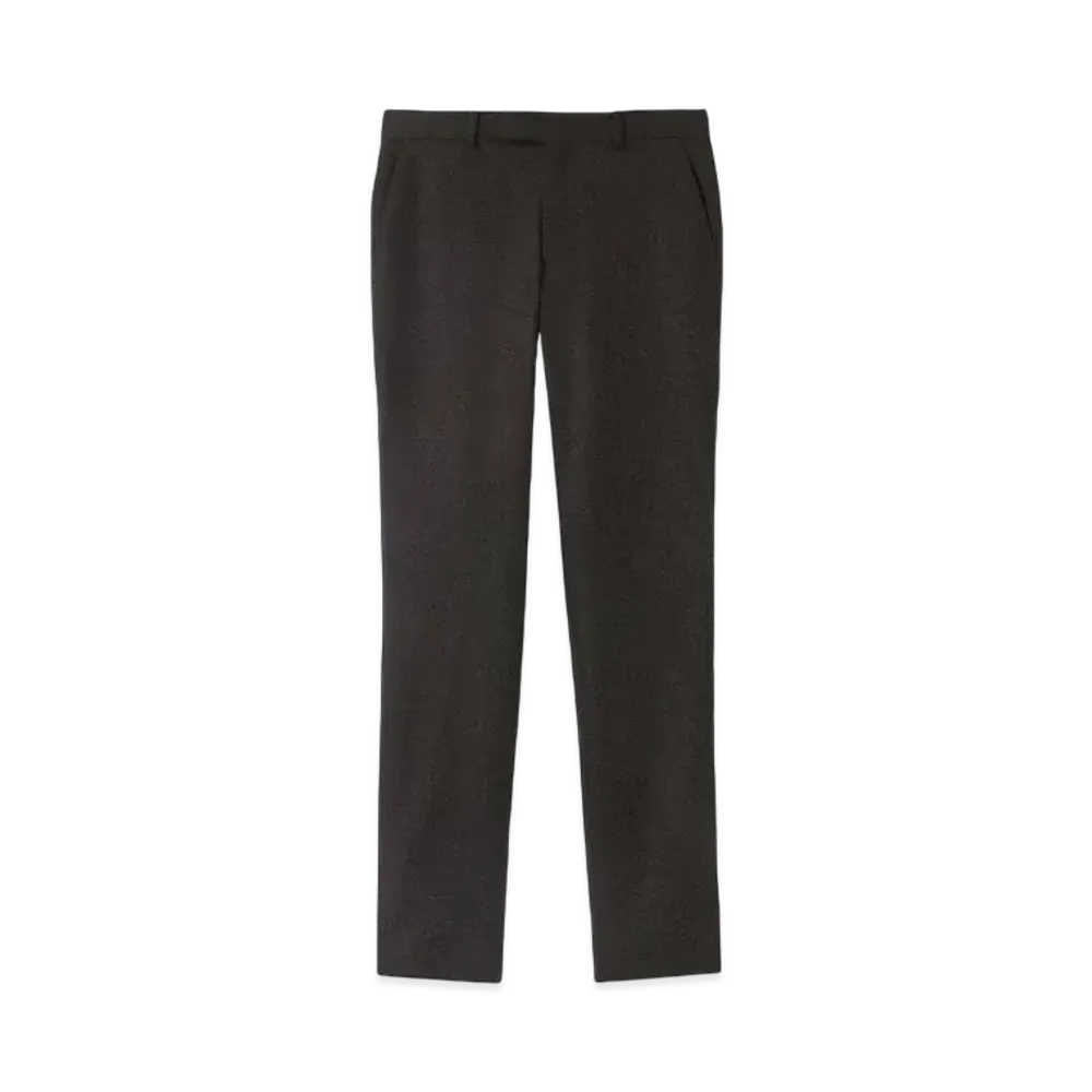 Paul Smith Herringbone Tapered Trousers "DarkBrown"