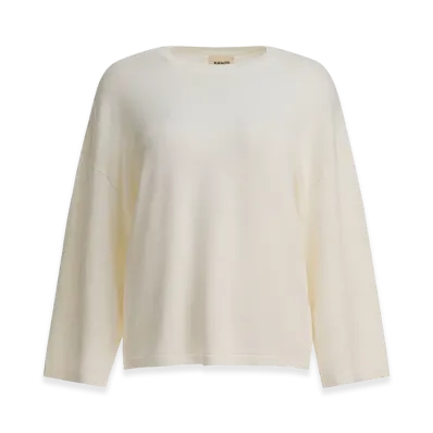 KHAITE Women's "Darcy" Sweater "White"