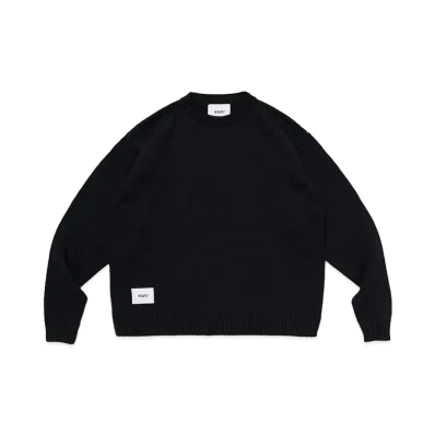 WTAPS CN 02 / Sweater / Poly. Sign "Black"