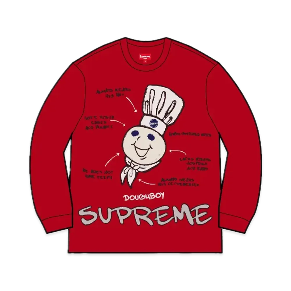Supreme x Mitchell & Ness Doughboy Sweater "Red"