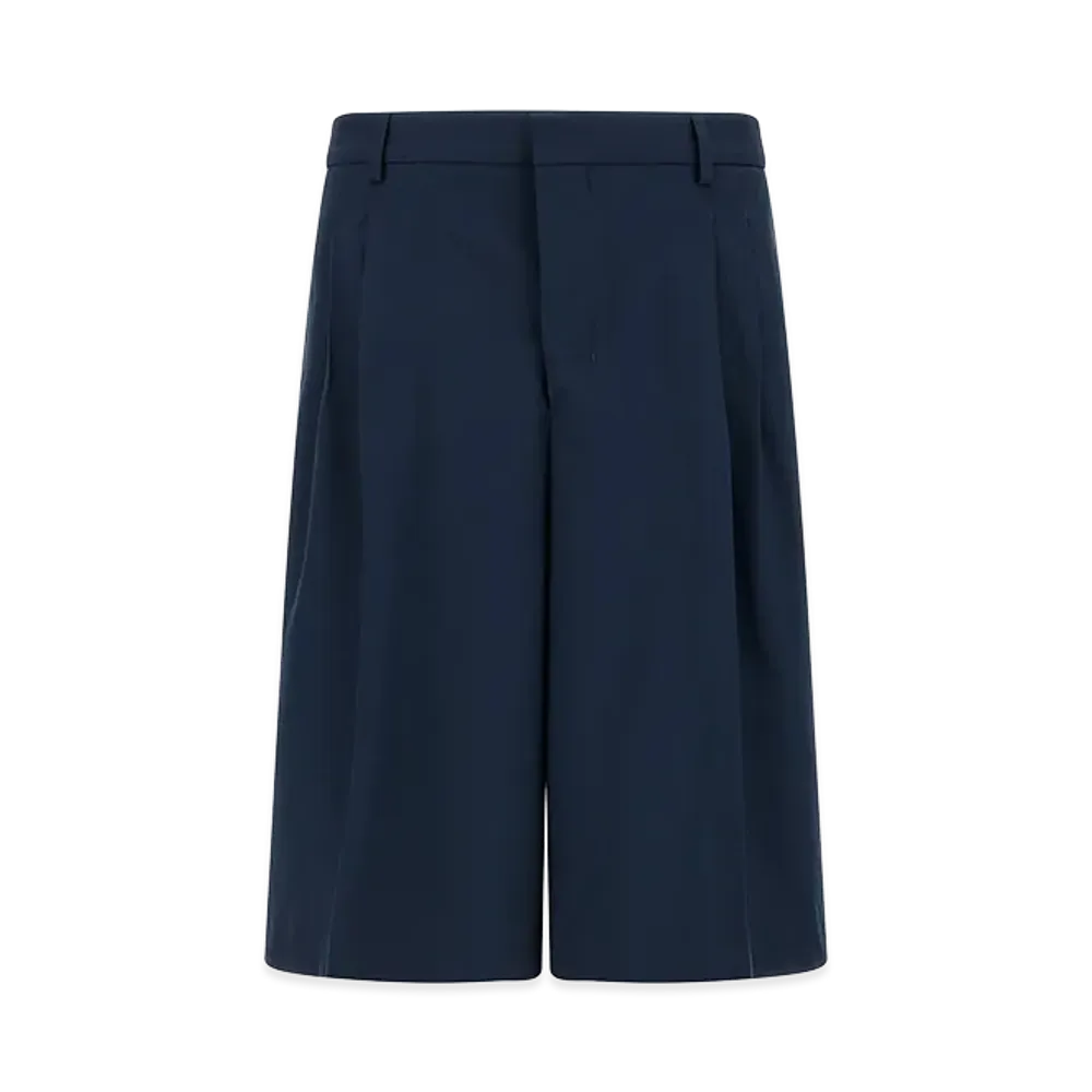 AMI PARIS Fresh Wool Bermuda Shorts "Blue"