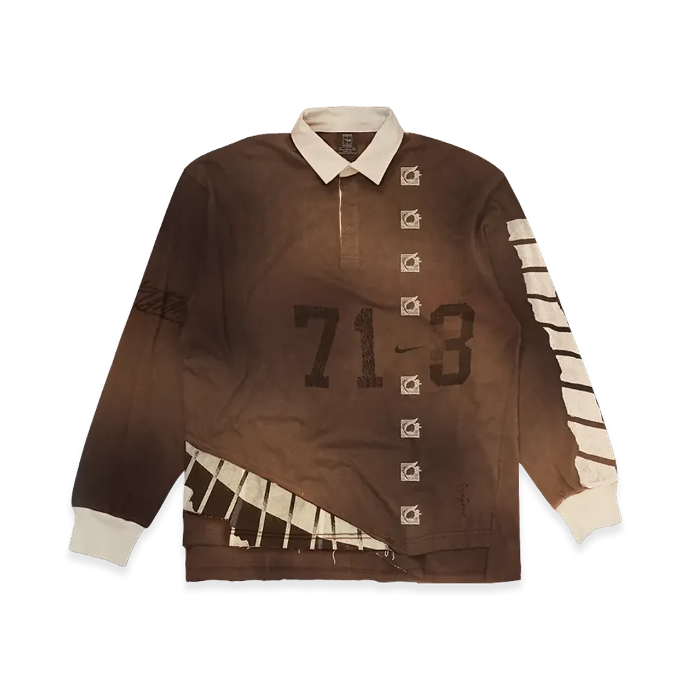 Travis Scott Cactus Jack x Nike 713 Rugby Longsleeve "Brown"