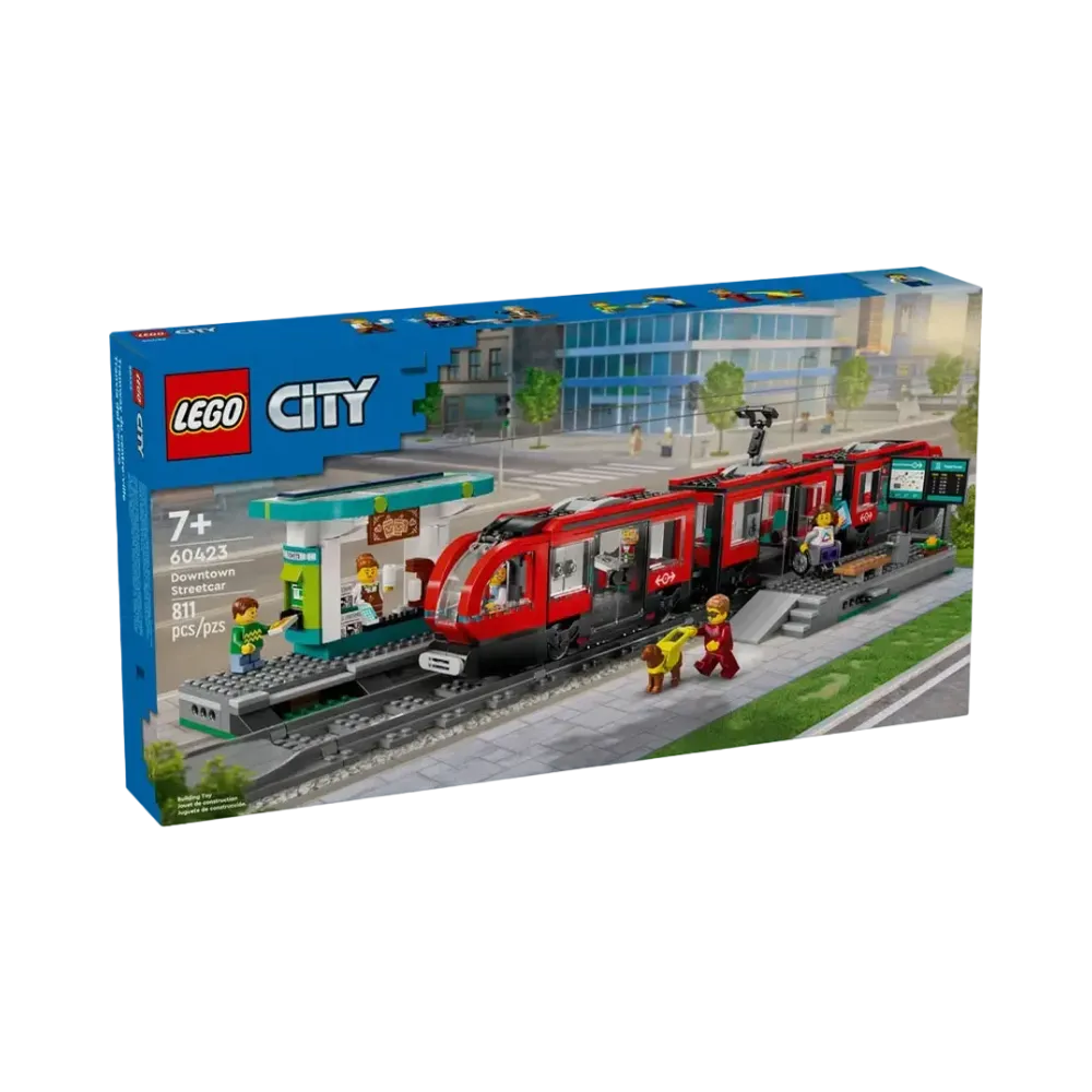 LEGO CITY "DOWNTOWN STREETCAR AND STATION" [60423]