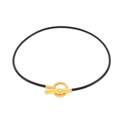 Hermes Glenan Choker "Black/Gold"
