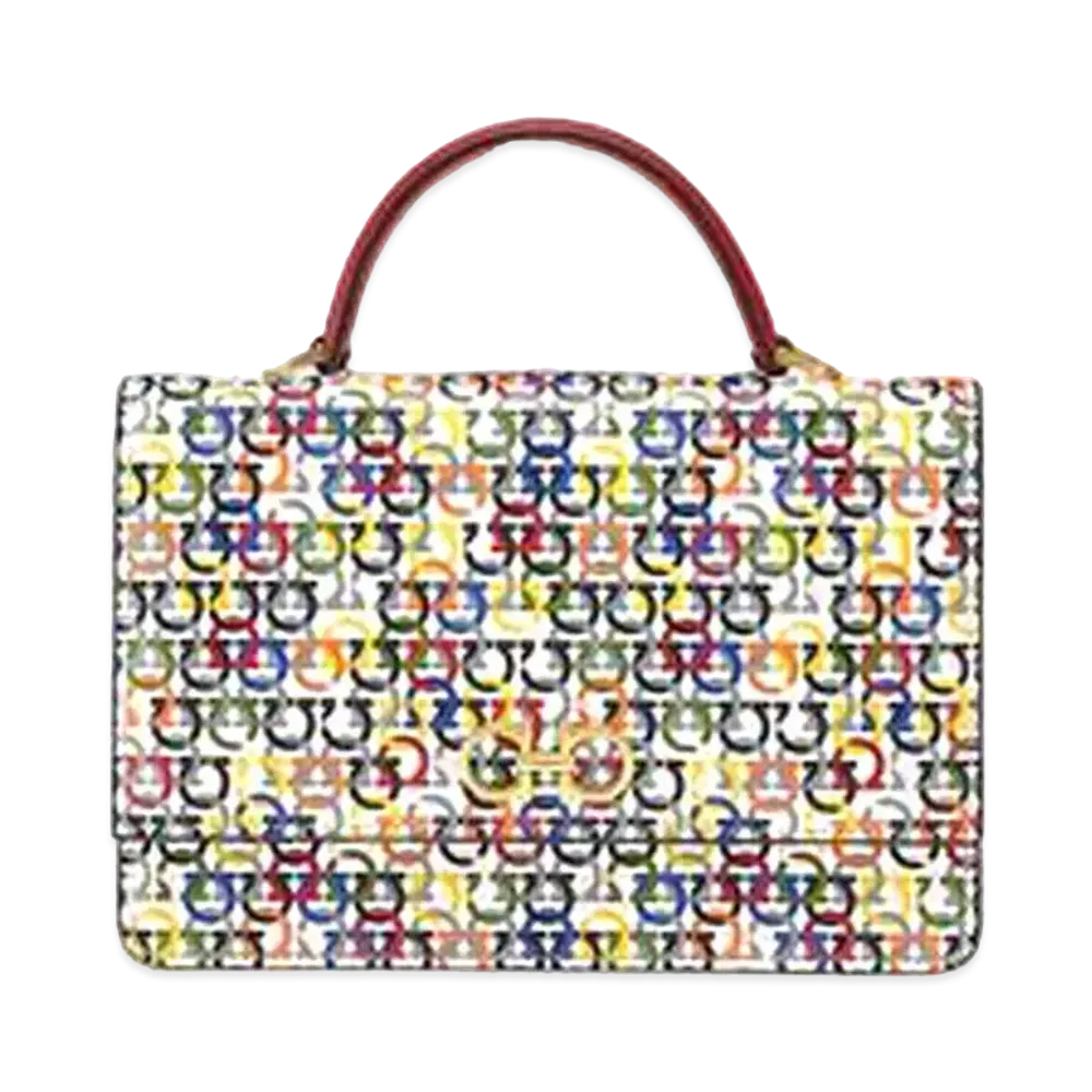 Salvatore Ferragamo Gancini Minibag "White"