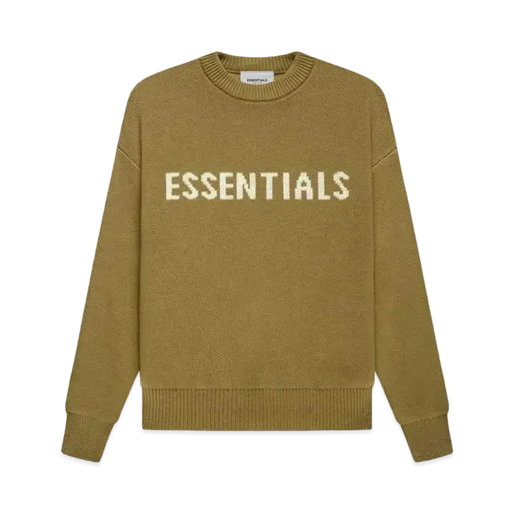 FEAR OF GOD ESSENTIALS KIDS KNIT PULLOVER "Amber"