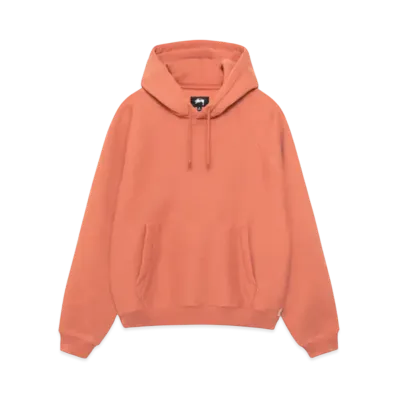 Stussy Fleece Raglan Hoodie "Brick"
