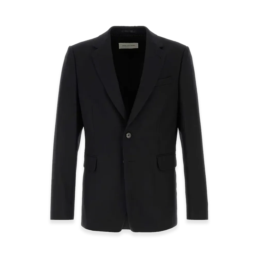 DRIES VAN NOTEN Wool Blaine Blazer "Black"