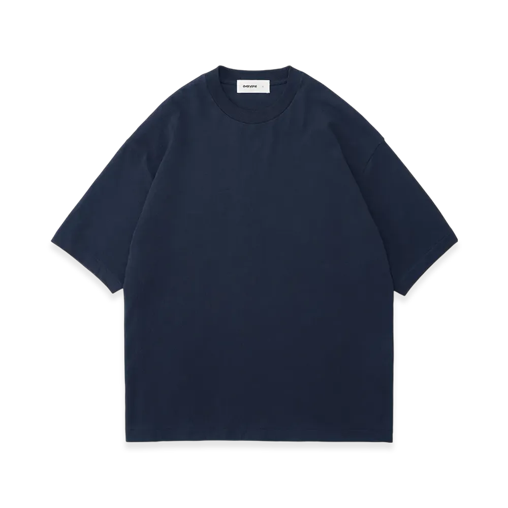 everyone American Cotton Tee Shirts "Navy"