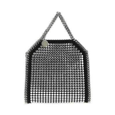 STELLA McCARTNEY Women's Embellished Shaggy Deer Micro Falabella Handbag "Black"