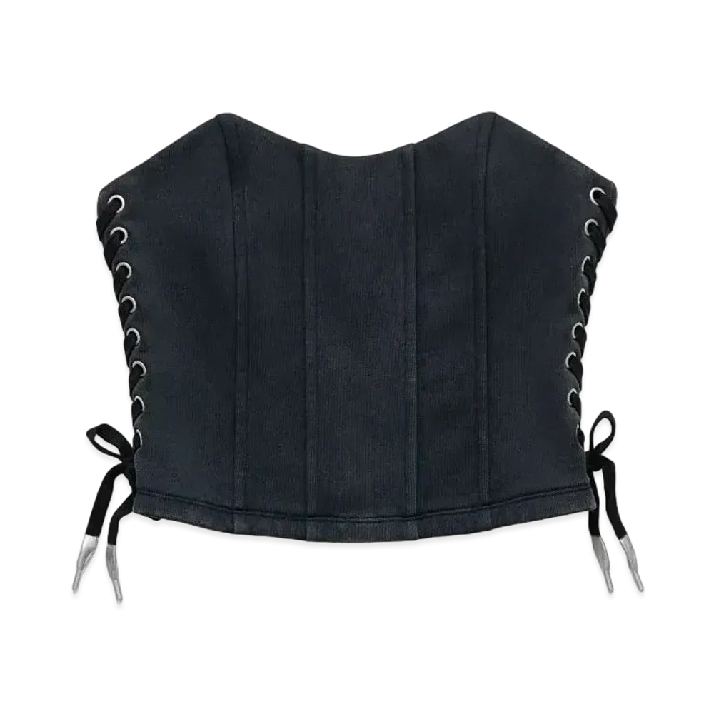 HERON PRESTON x H&M H2 Lace-Up Detail Corset Tops #1 "Black"