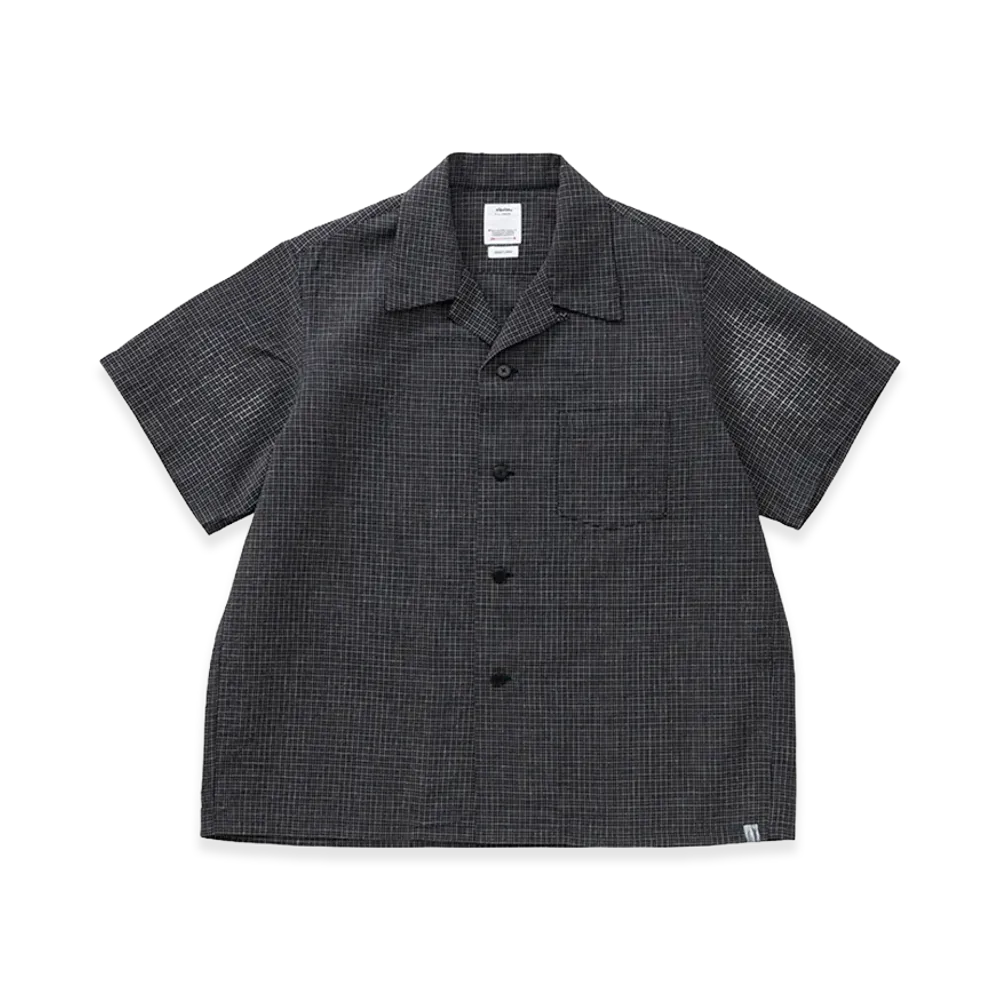 visvim Judd Shirt S/S Santome Check "Navy"