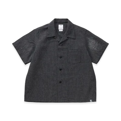 visvim Judd Shirt S/S Santome Check "Navy"