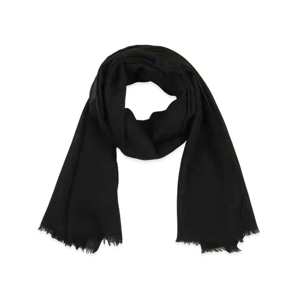 Polo Ralph Lauren Fine Weight Wool Scarf "Black"