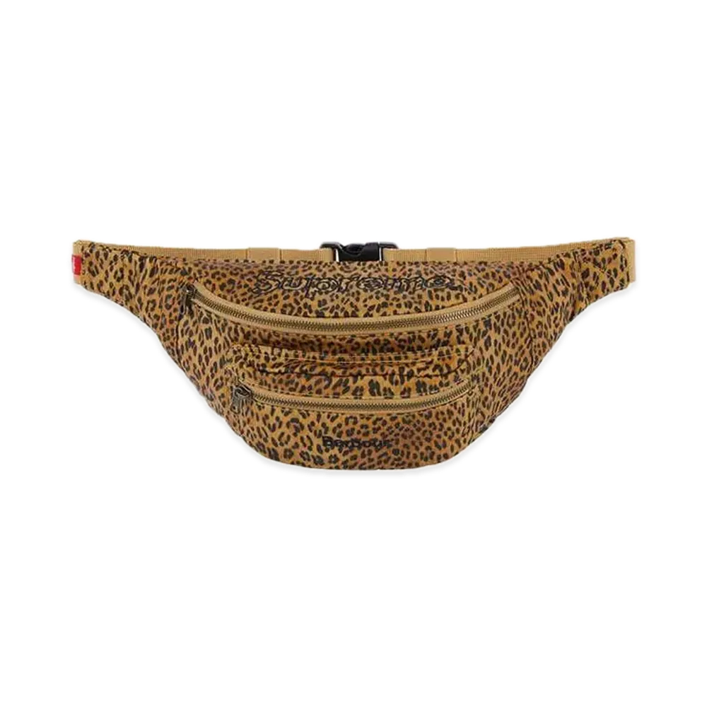 Supreme x Barbour Waxed Cotton Waist Bag "Leopard"