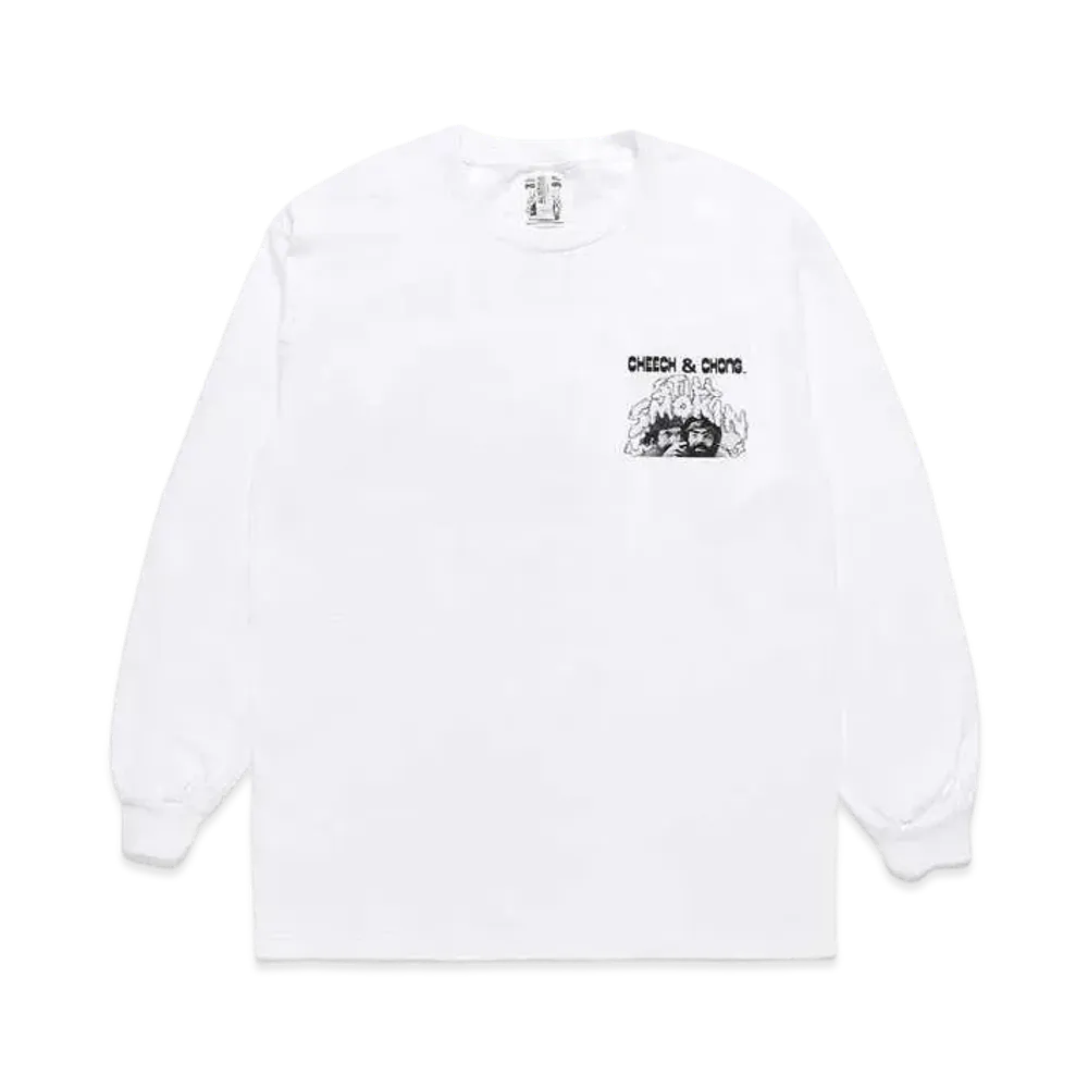 WACKO MARIA STILL SMOKIN' / LONG SLEEVE T-SHIRT #3 "White"
