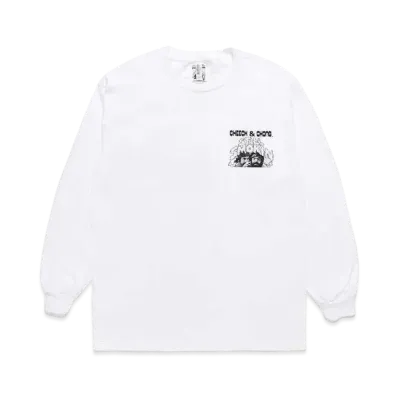 WACKO MARIA STILL SMOKIN' / LONG SLEEVE T-SHIRT #3 "White"