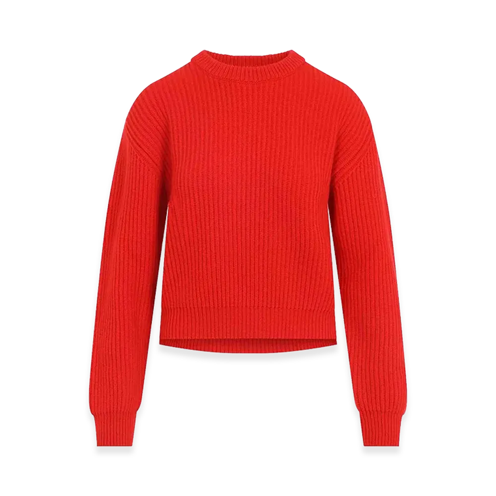 Jil Sander Women's Ribbed Knit Sweater "Poppy"