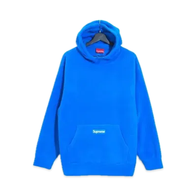 Supreme Polartec Hooded Sweatshirt "Blue"