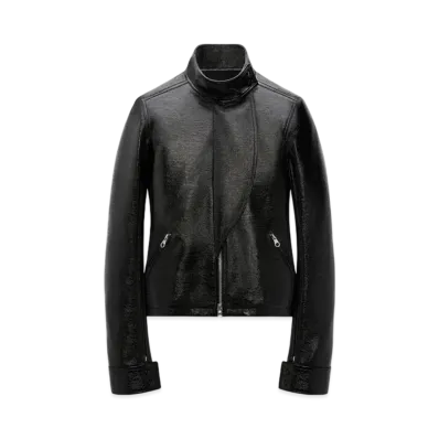Courreges Motorcycle Vinyl Jacket "Black"