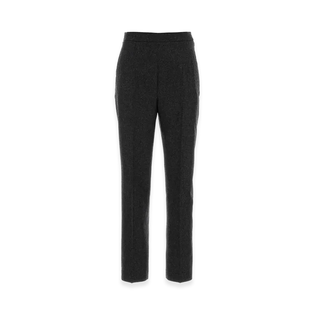 Jil Sander Women's Wool Pant "Gray/Dark Grey"