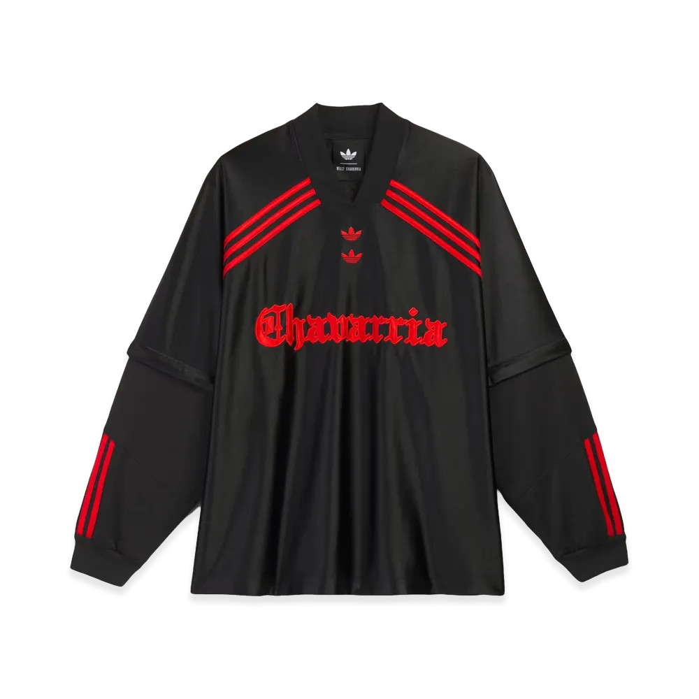 adidas x Willy Chavarria Chavarria Dazzle LS Jersey "Black"