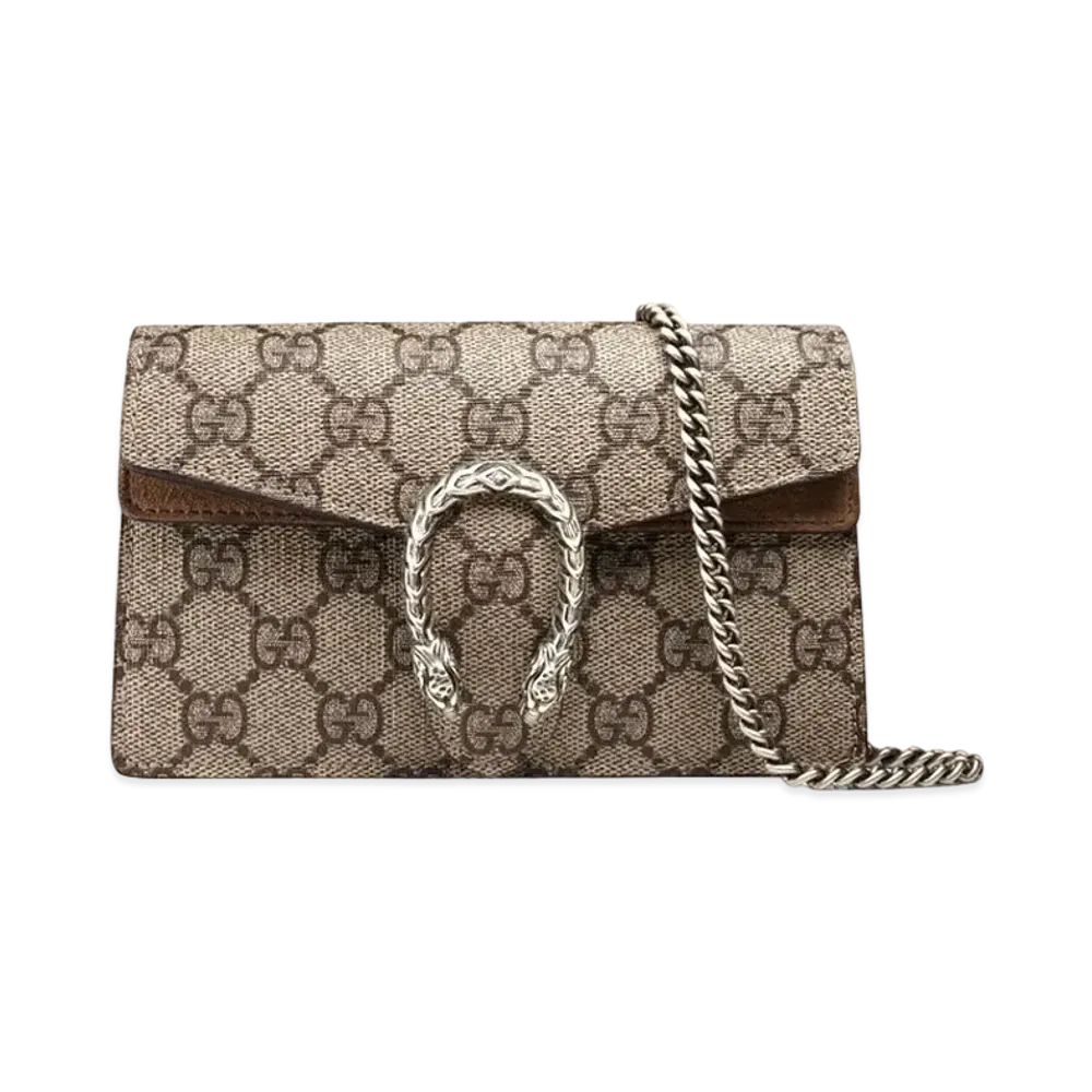 GUCCI Dionysus GG Supreme Super Mini Bag "GG Supreme Canvas"