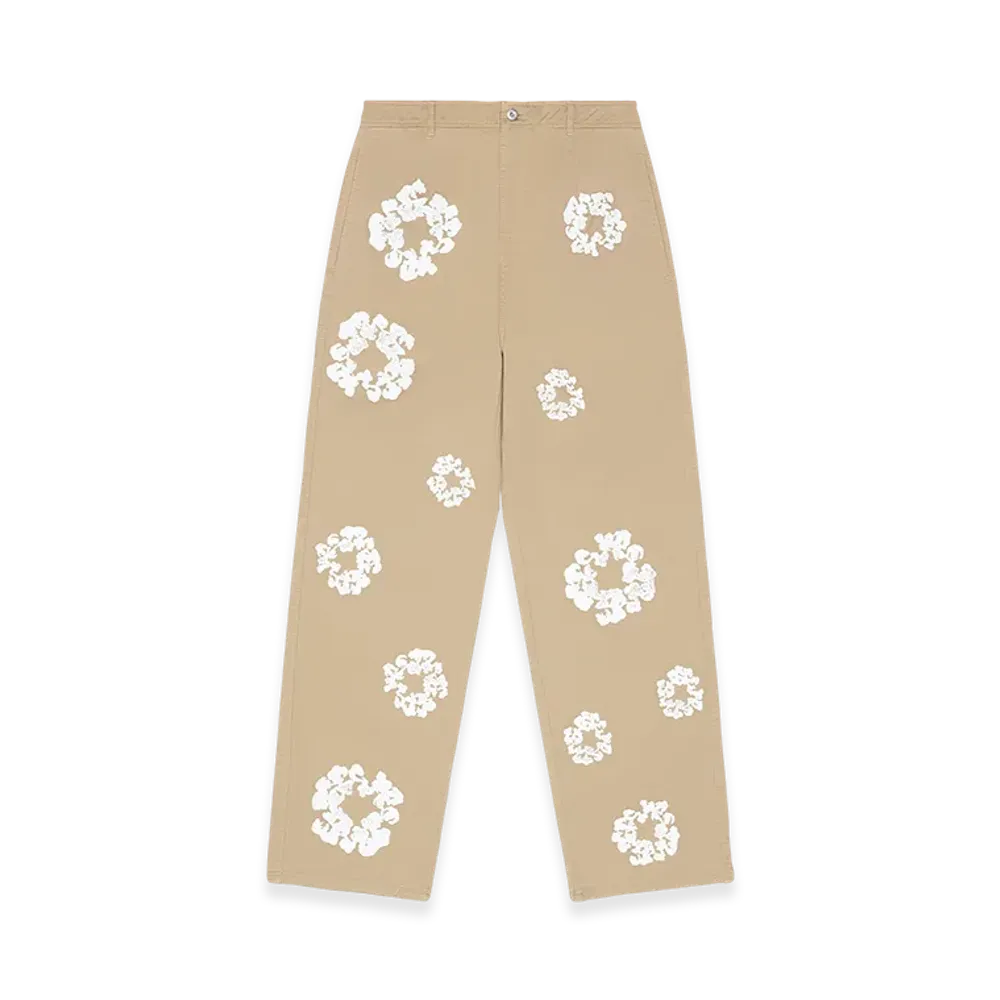DENIM TEARS Cotton Wreath Chino Pant "Khaki"