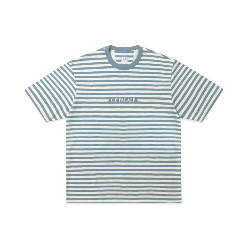 PALACE x C.P. Company Stripe T Shirt "Blue"