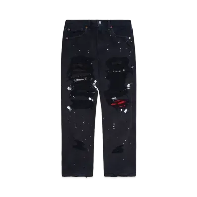 HYPE DROP x INNOCENCE NYC EXCLUSIVE DESTROY DENIM PANTS 32inch "Black"