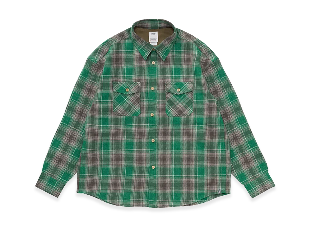 visvim Lumber Check L/S "Green"