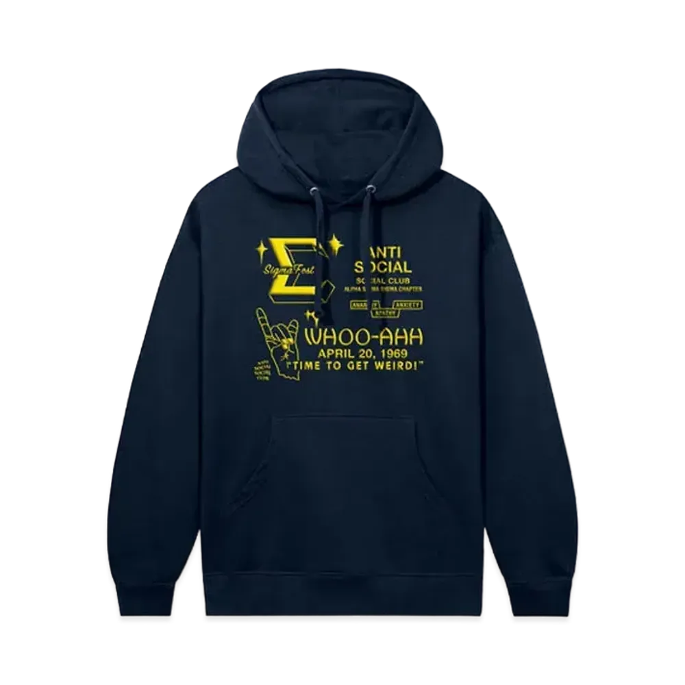ANTI SOCIAL SOCIAL CLUB Sigma Fest Hoodie "Navy"