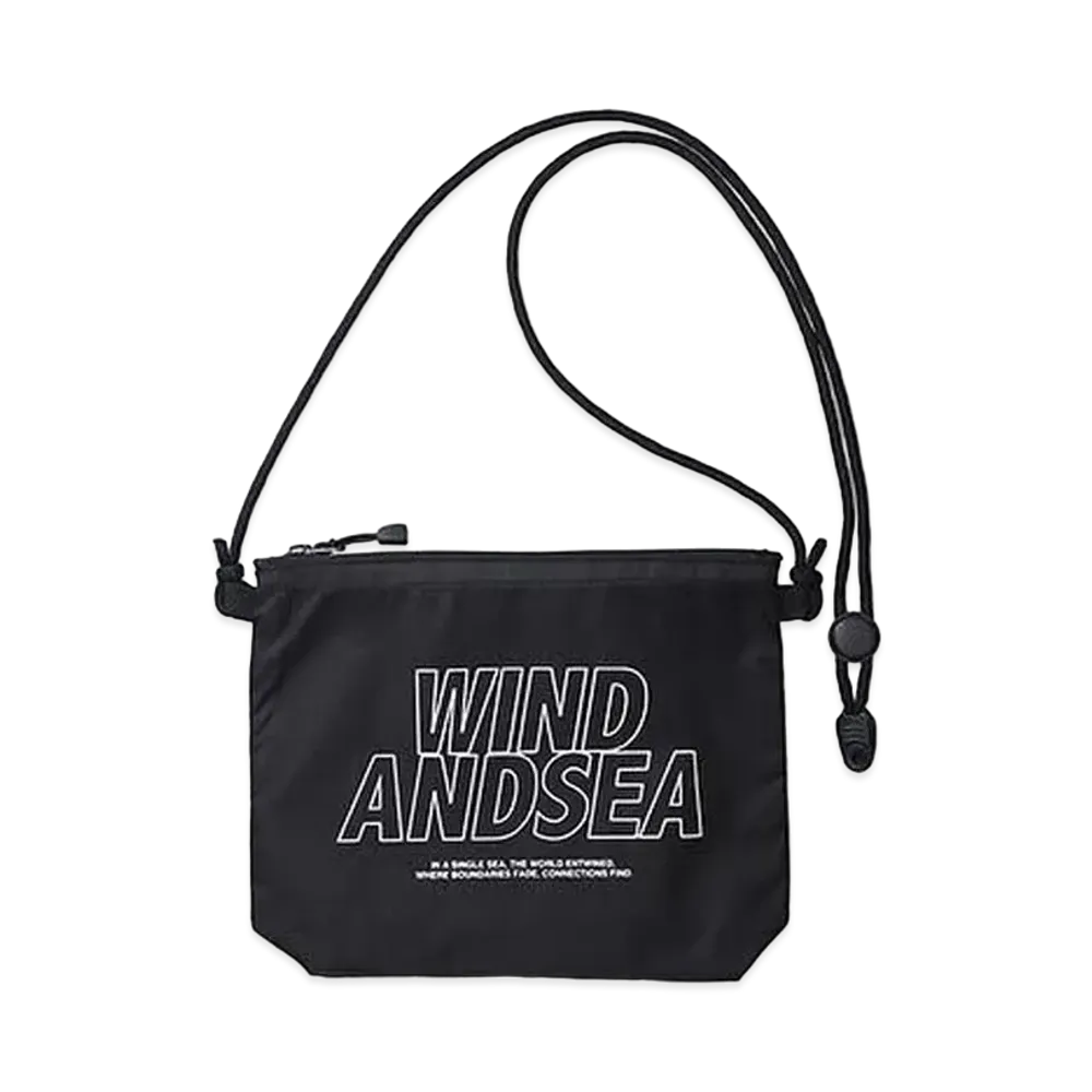 WIND AND SEA Wind Sacoche "Black"
