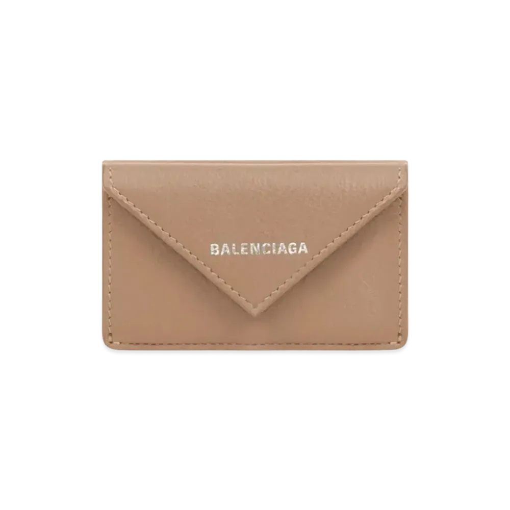 BALENCIAGA Papier Mini Wallet "Brown"