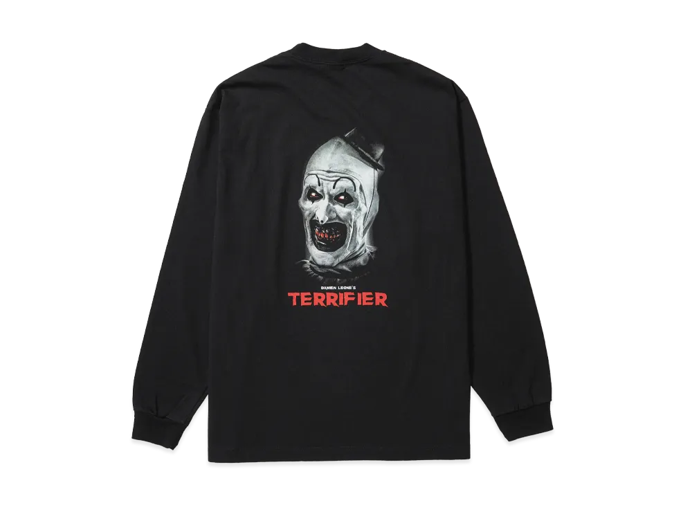 WACKO MARIA x Terrifier Washed Heavy Weight Long Sleeve T-Shirt "Black"